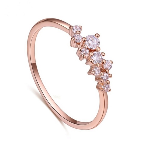 DAINTY ROSE GOLD RING SIZE 7 - Picture 1 of 6